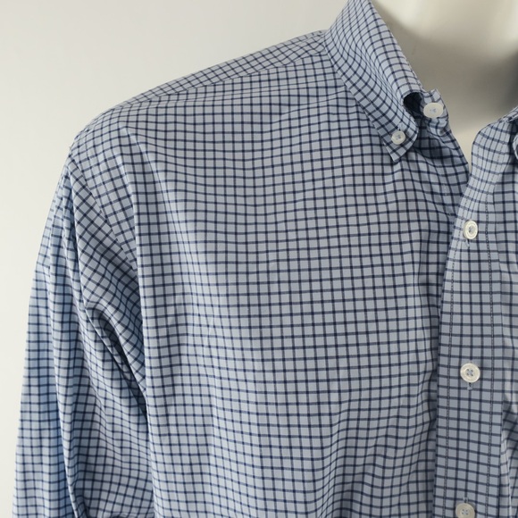 Onward Reserve Button Up Pocket Shirt Mens Large Classic Fit Blue - Picture 4 of 9